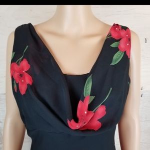 Floral evening dress